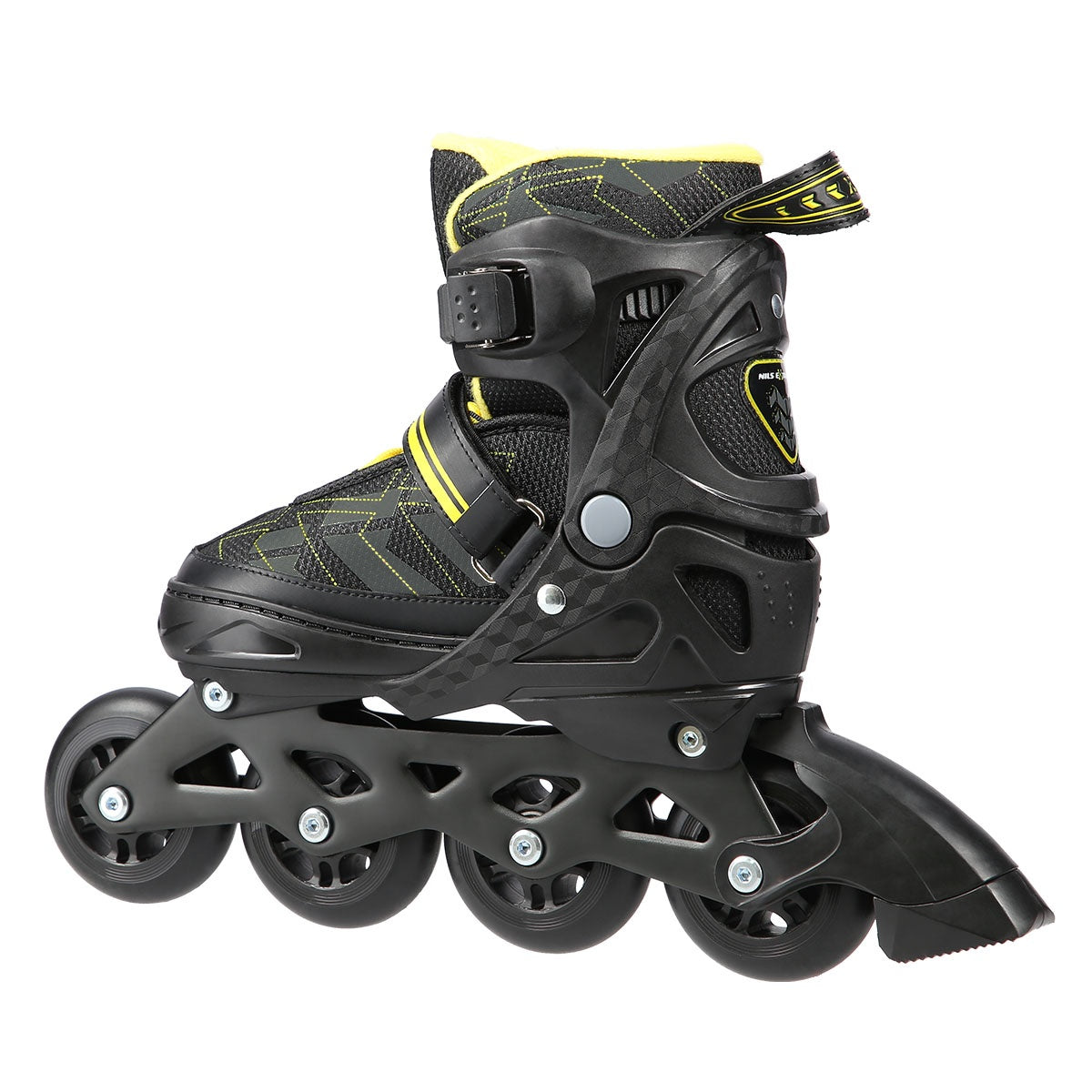 In-Line Skates, Black/Yellow, Size L (39-42)