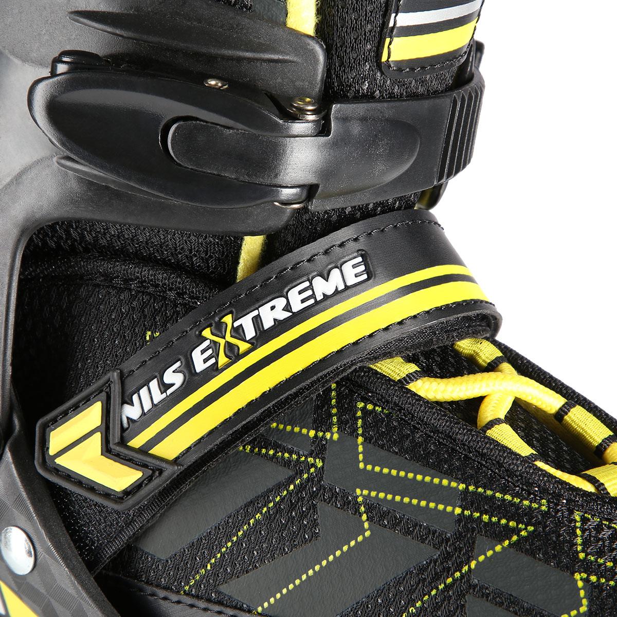 In-Line Skates, Black/Yellow, Size L (39-42)