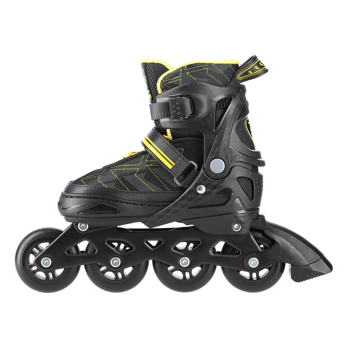In-Line Skates, Black/Yellow, Size L (39-42)