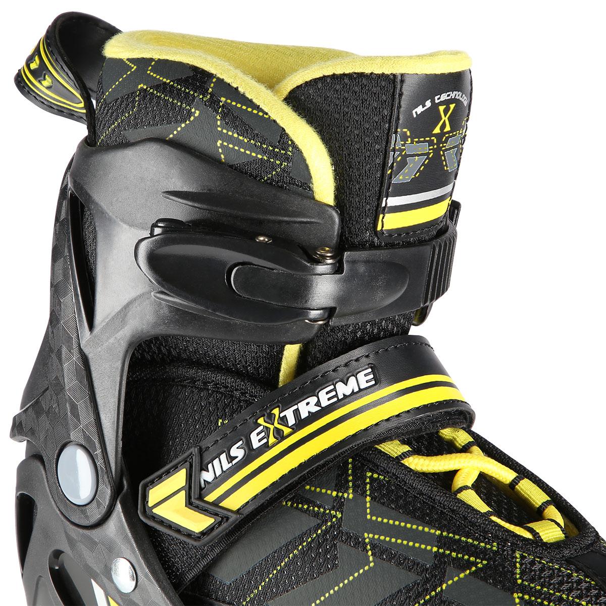 In-Line Skates, Black/Yellow, Size M (35-38)