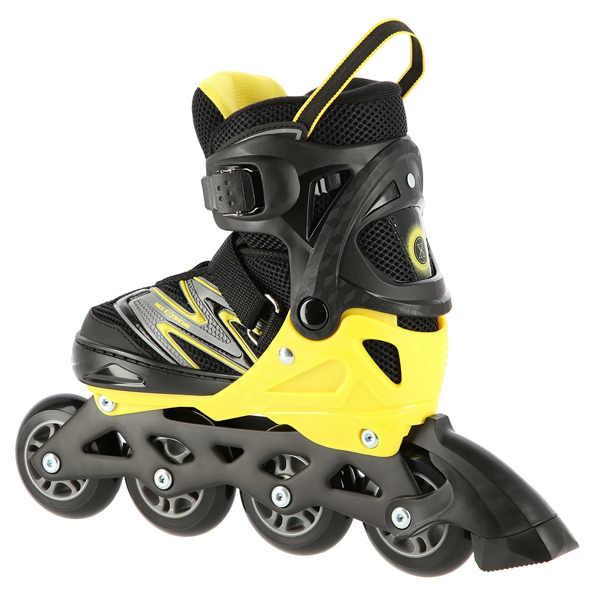 In-Line Skates, Black-Yellow, Size S (31-34)