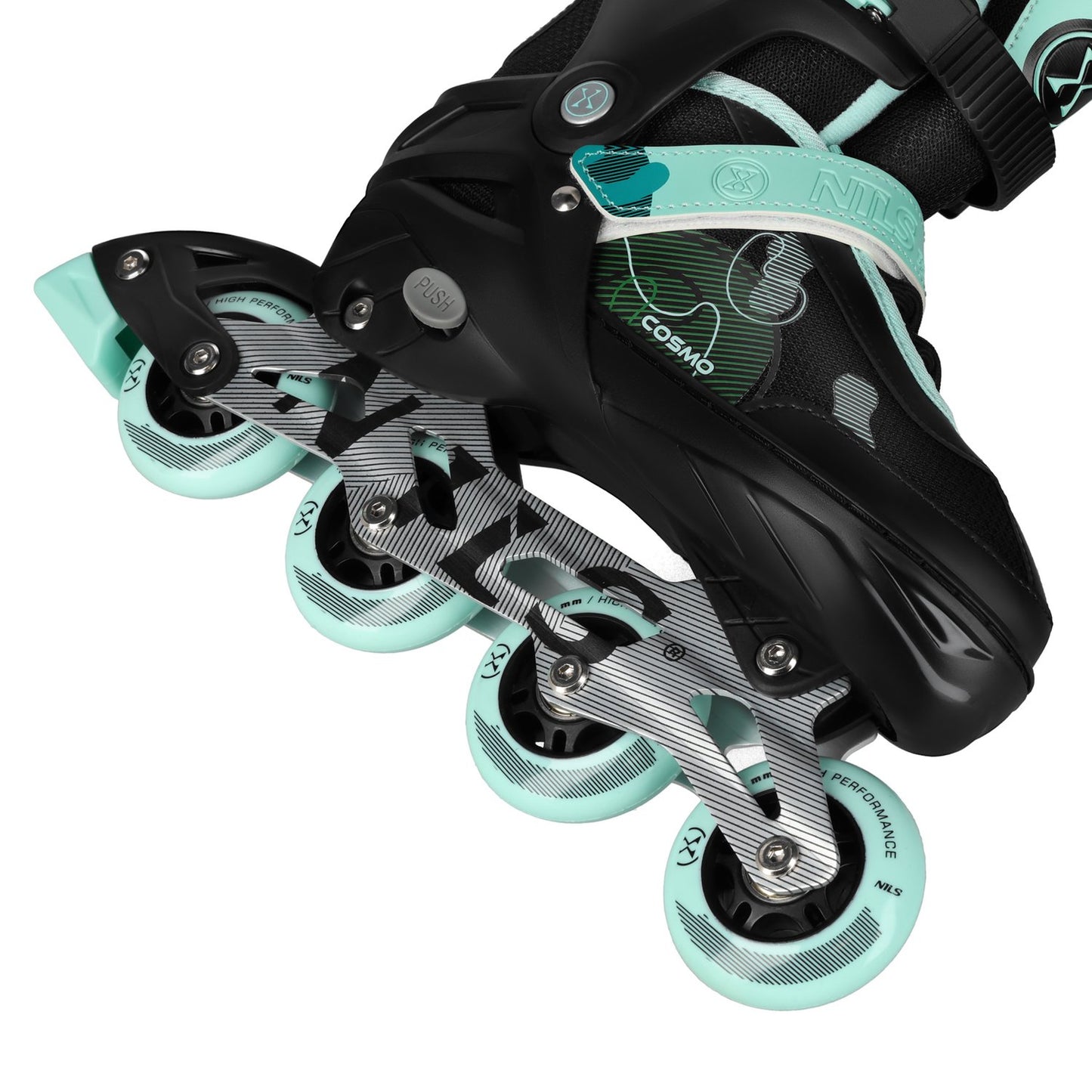 In-Line Skates, Cosmo Green, Size L (38-41)