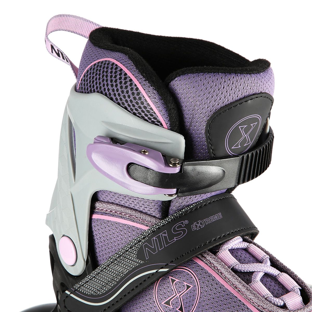 In-Line Skates, Gray-Violet, Size L (39-42)