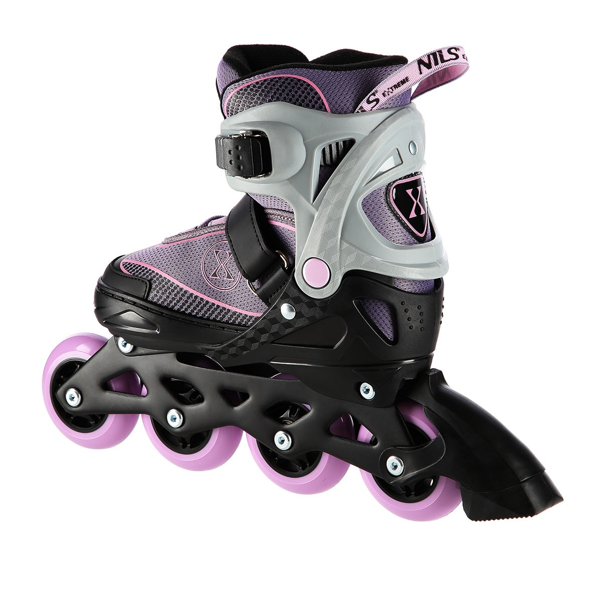 In-Line Skates, Gray-Violet, Size L (39-42)
