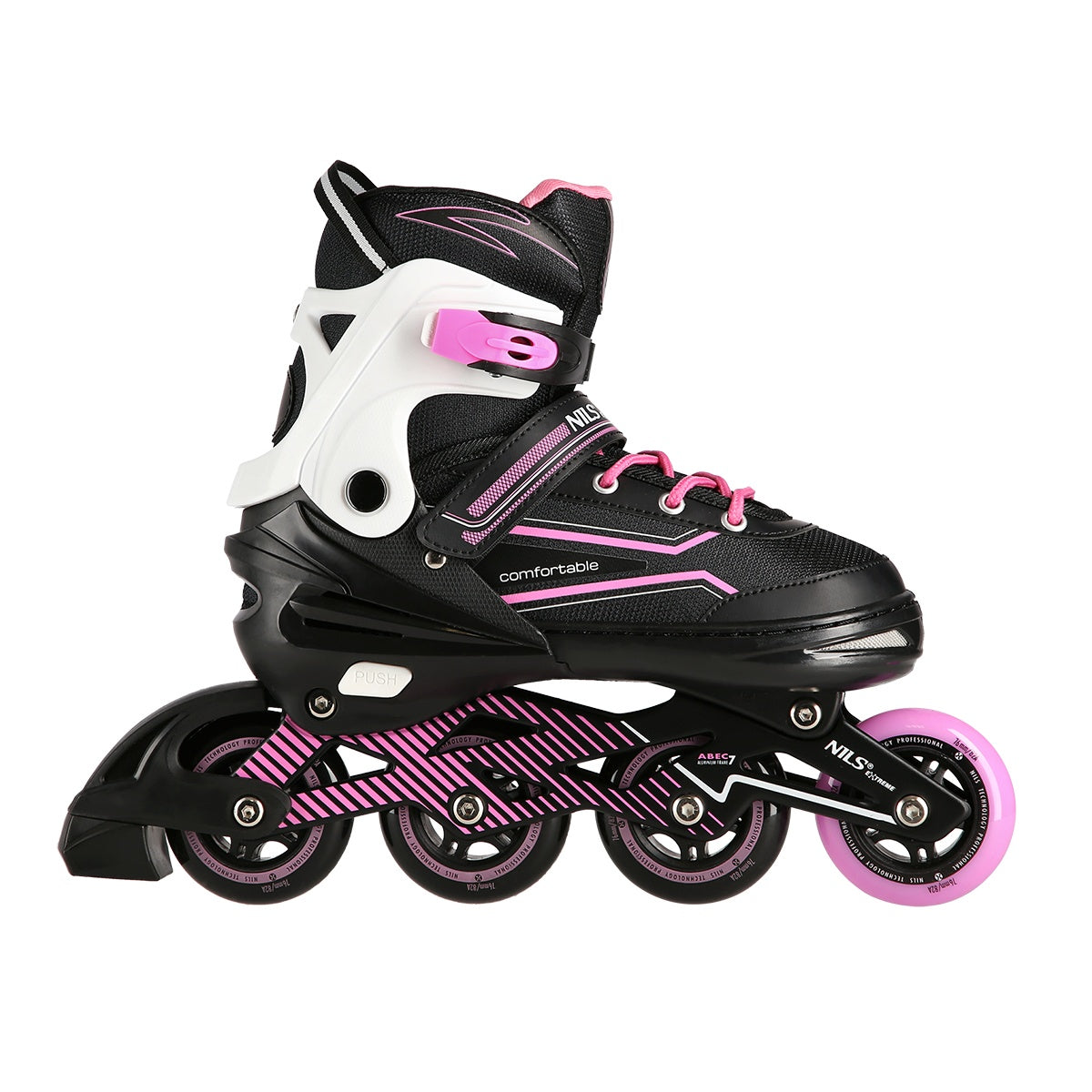 In-Line Skates, Pink, Size L (39-42)