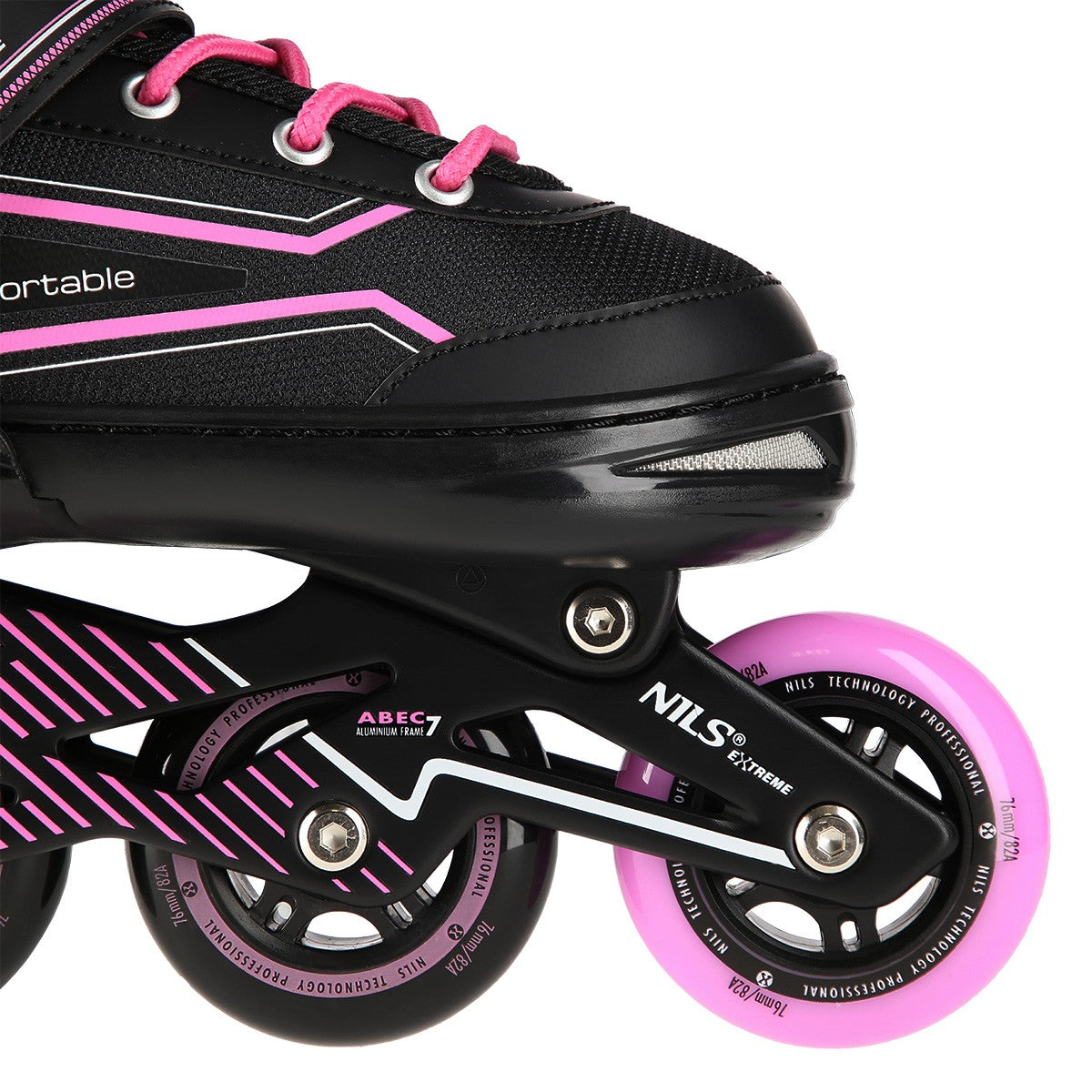 In-Line Skates, Pink, Size L (39-42)