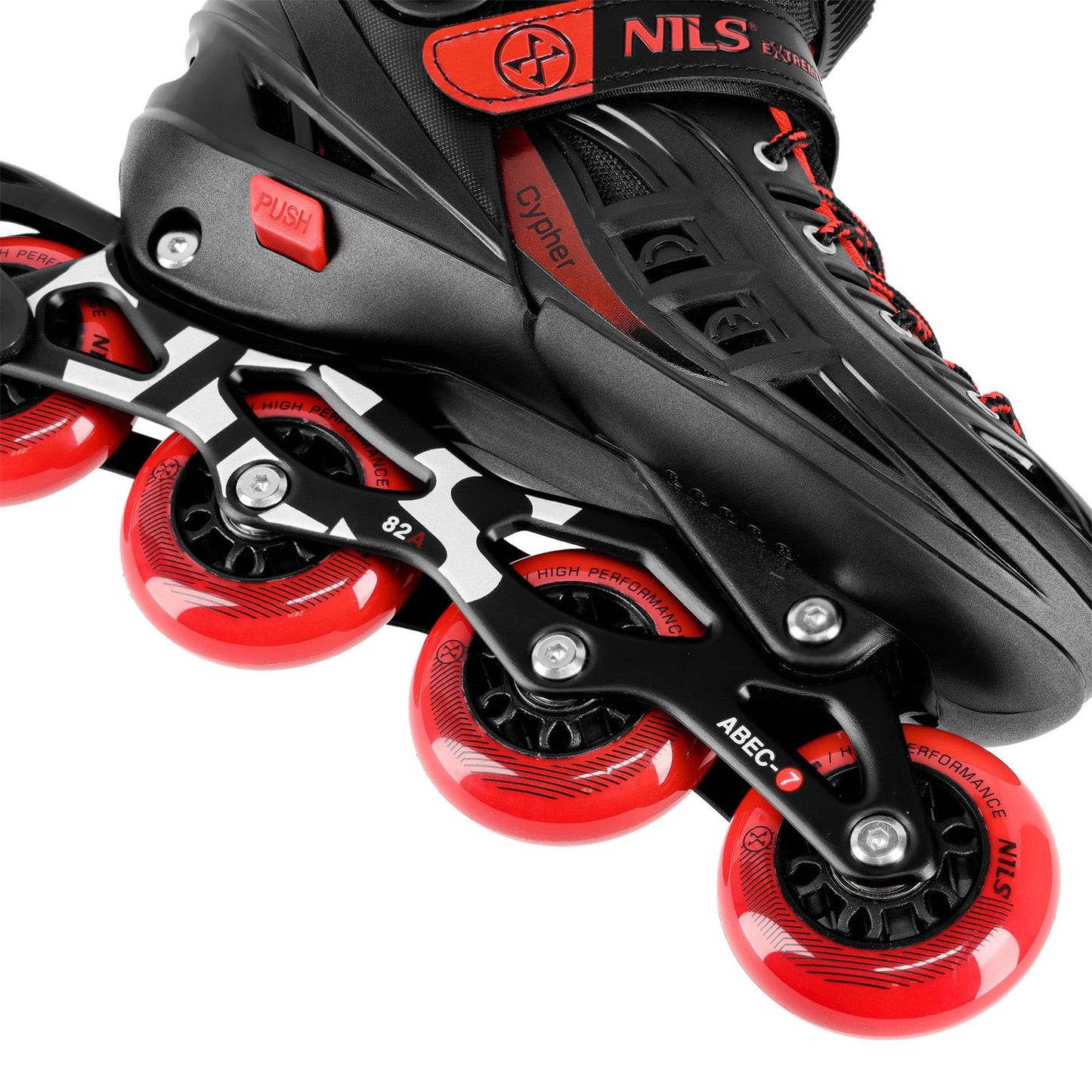 In-Line Skates, Red, Size M (34-38)