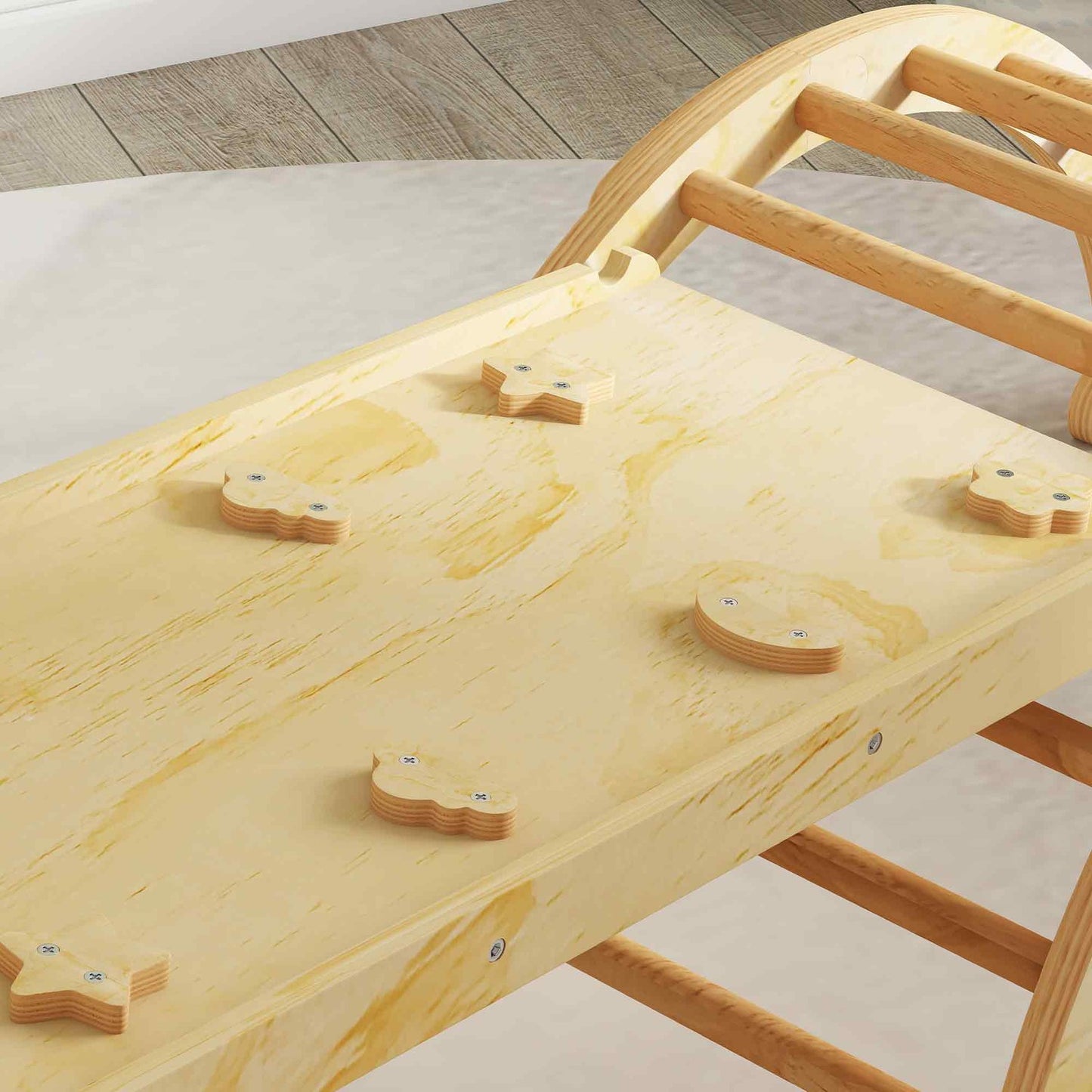 Indoor Climbing Set for Toddlers – 9-in-1 Wooden Play Gym