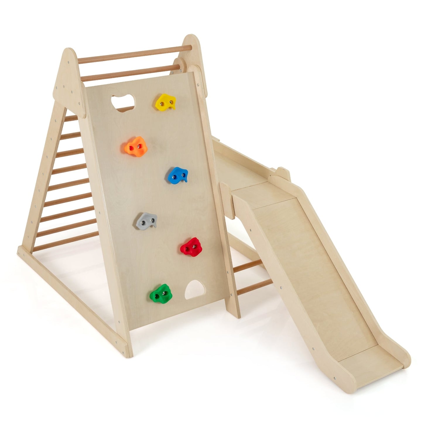 Indoor Jungle Gym for Kids – 3-in-1 Climbing & Sliding