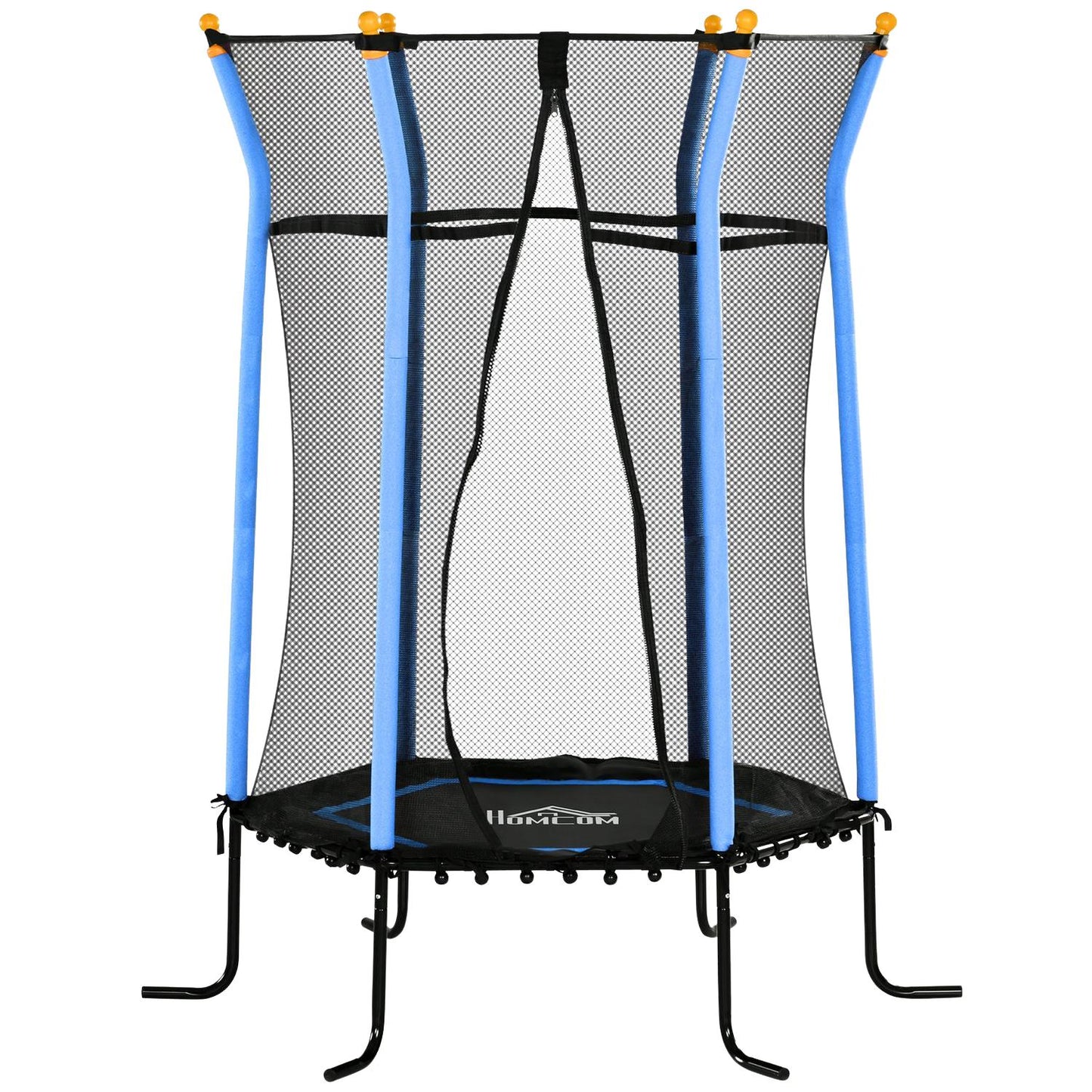 Indoor trampoline for children, Ø163.5 cm, Safety net, Blue