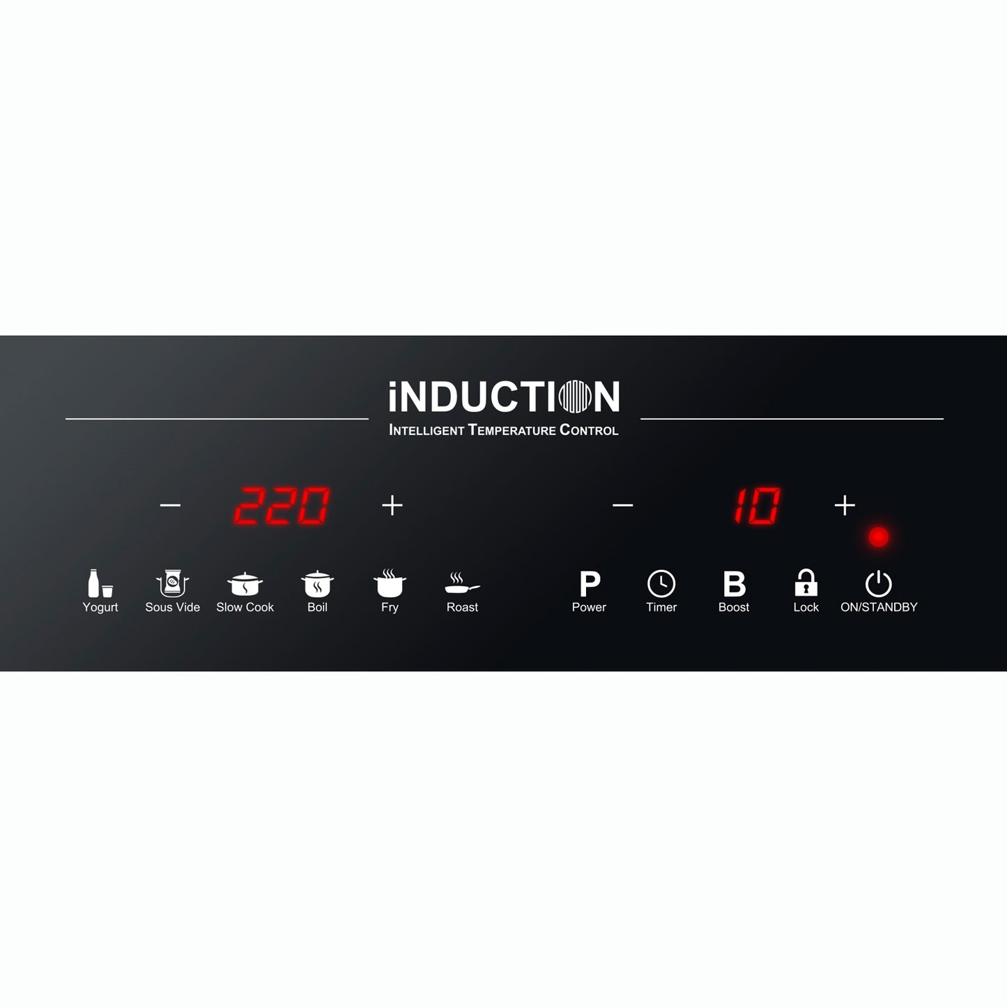 Induction plate w. temperature sensor CTS 2000/IN Touch Control