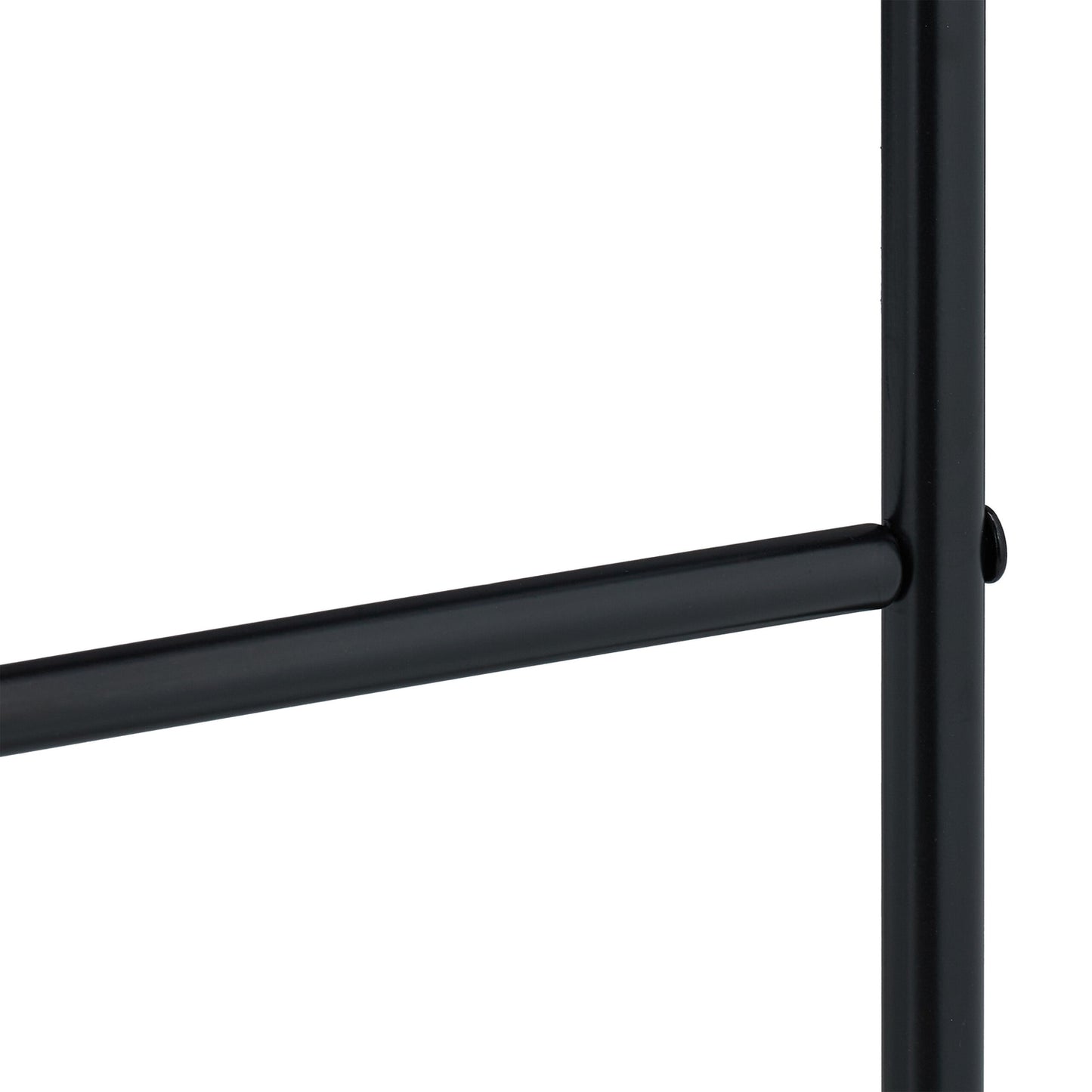 Industrial Bathroom Towel Ladder Rack with Hooks
