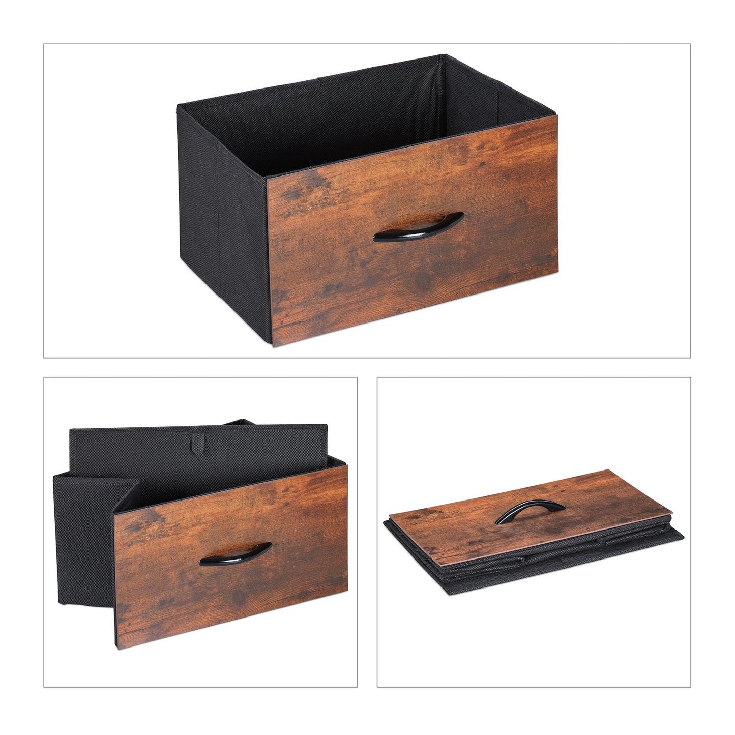 Industrial Style Night Stand with Drawer