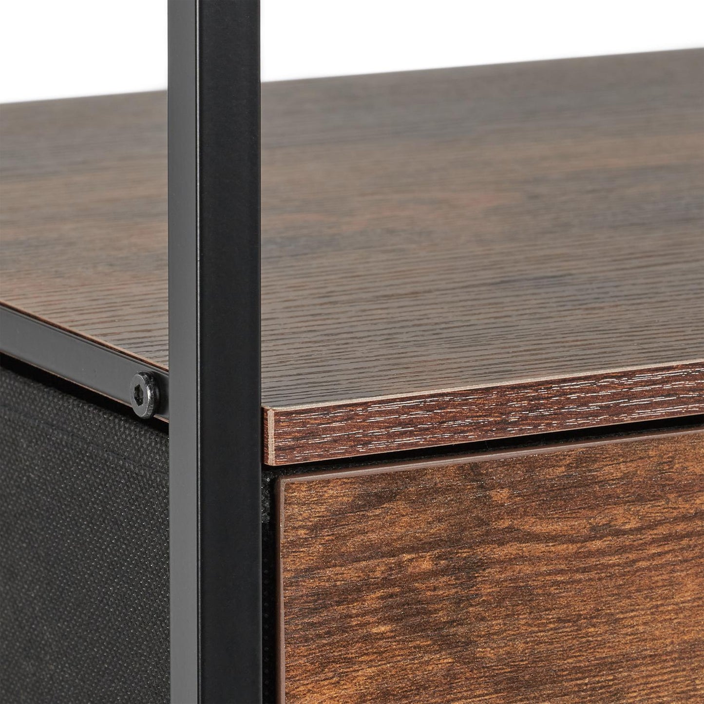 Industrial Style Night Stand with Drawer