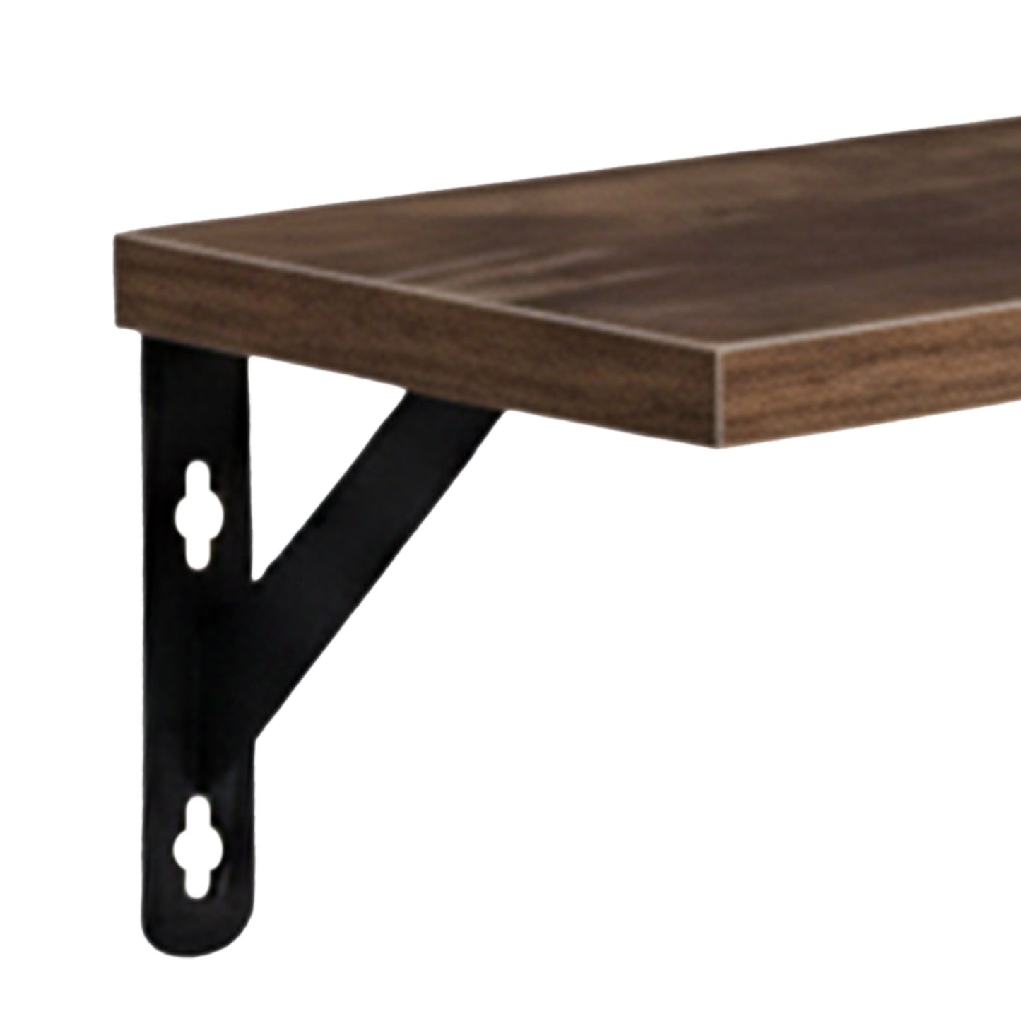 Industrial Wall Shelf Set – 3 Sizes, Wood & Steel
