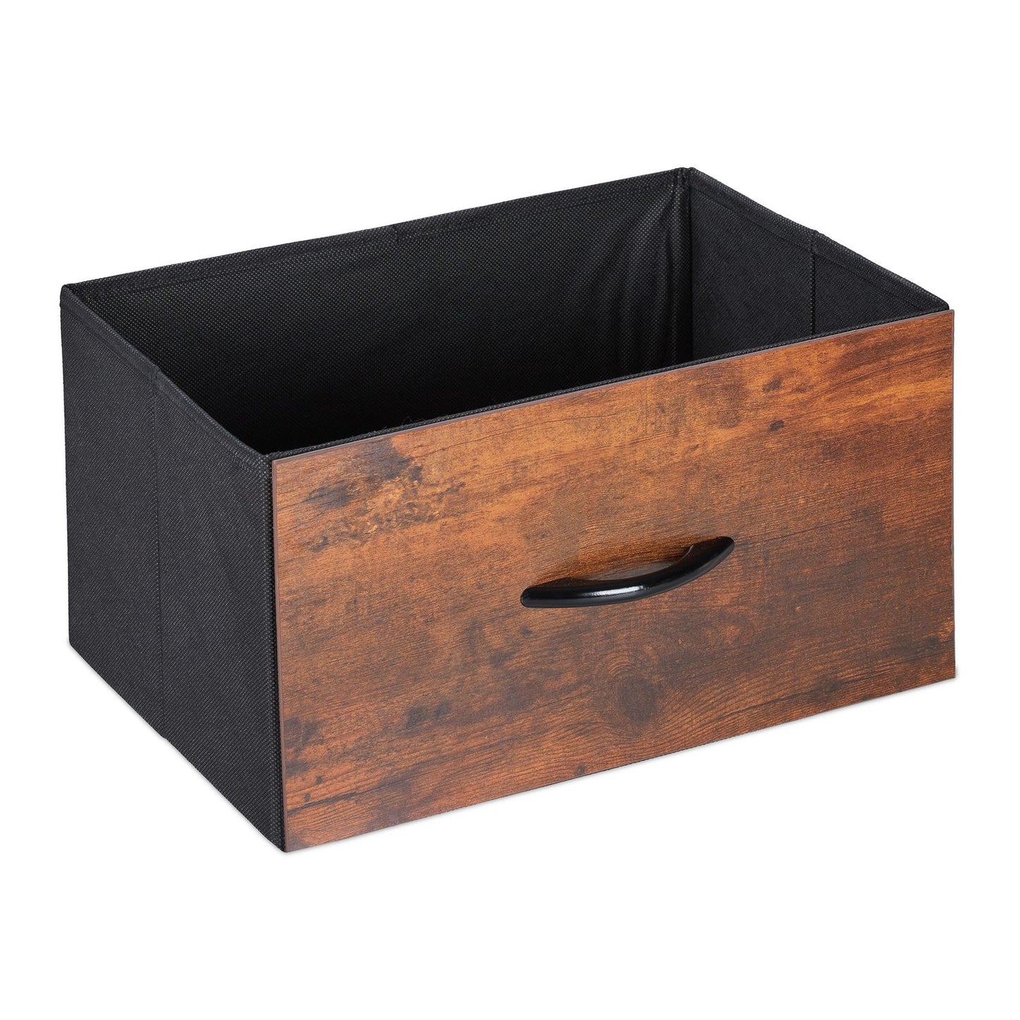 Industrial bedside table with drawer