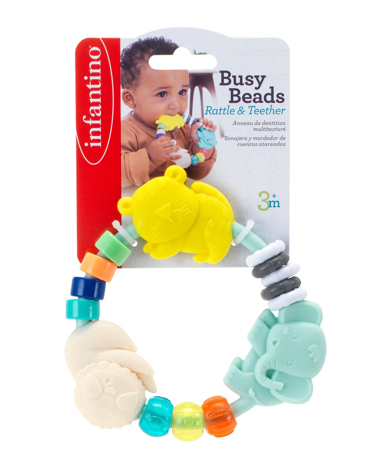 Infantino Busy Beads Rattle & Teether