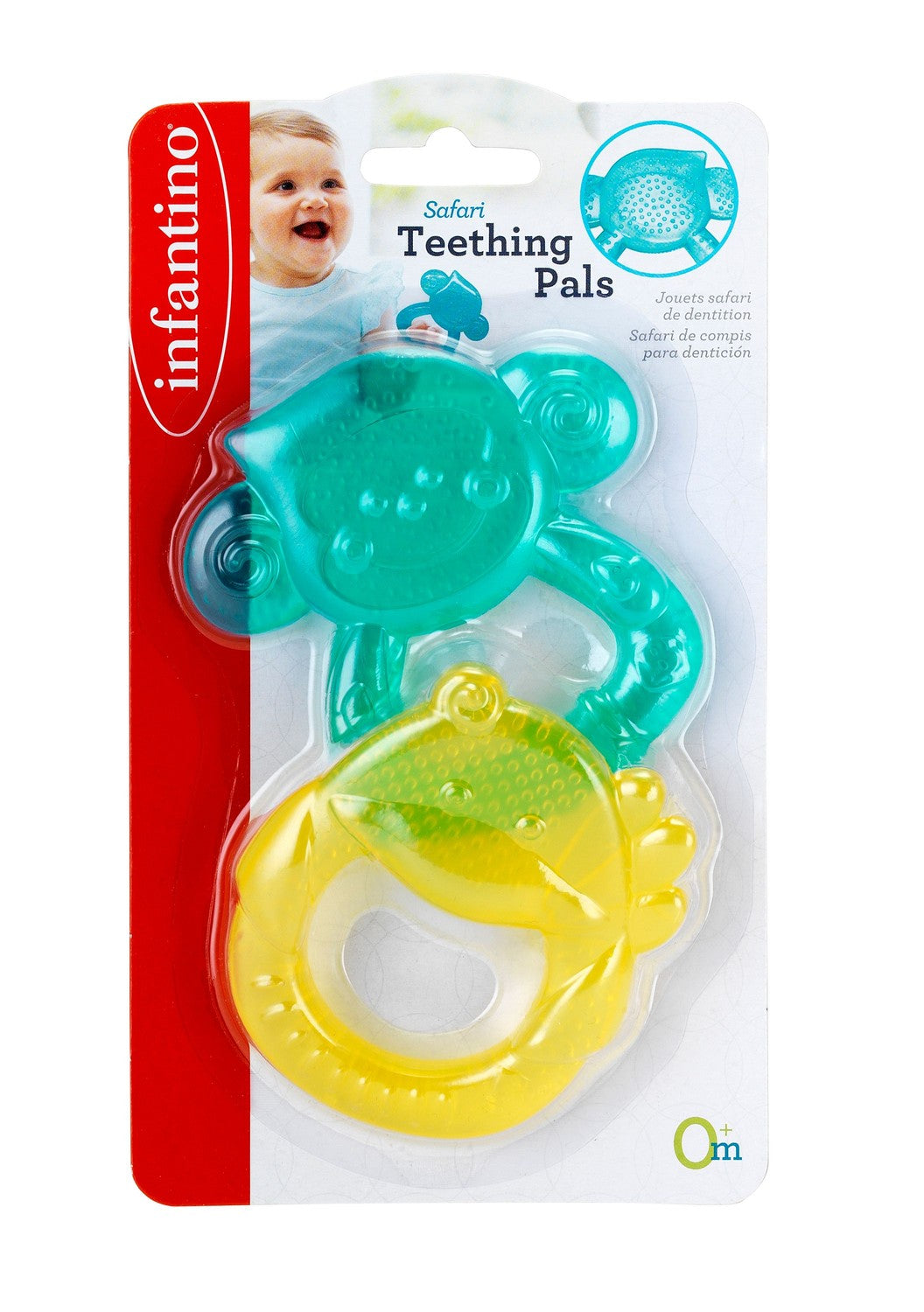 Infantino Safari Teething Pals (Set Of 2)