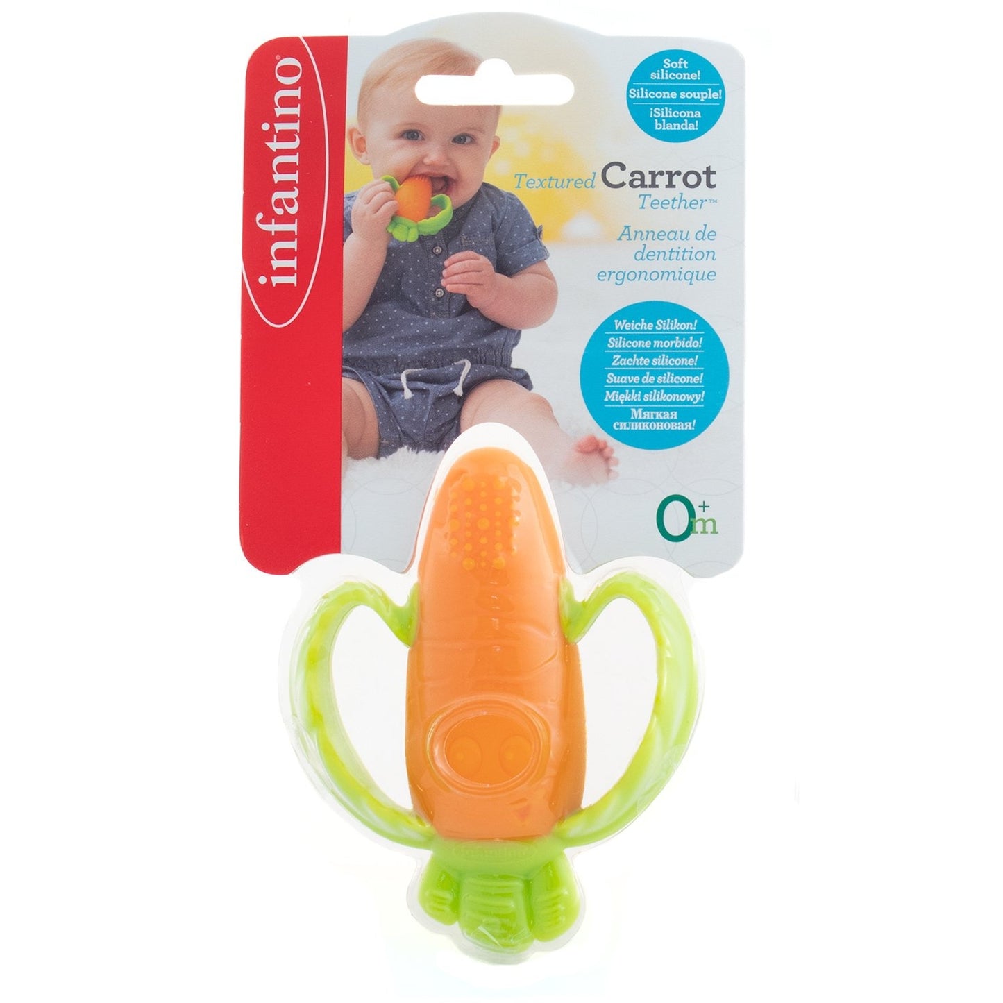 Infantino Textured Carrot Teether