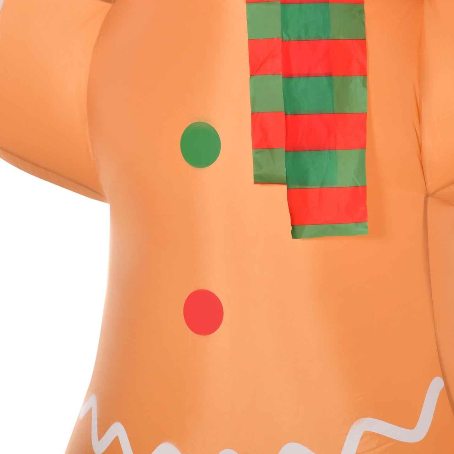 Inflatable gingerbread man with lights, 2.4M weatherproof
