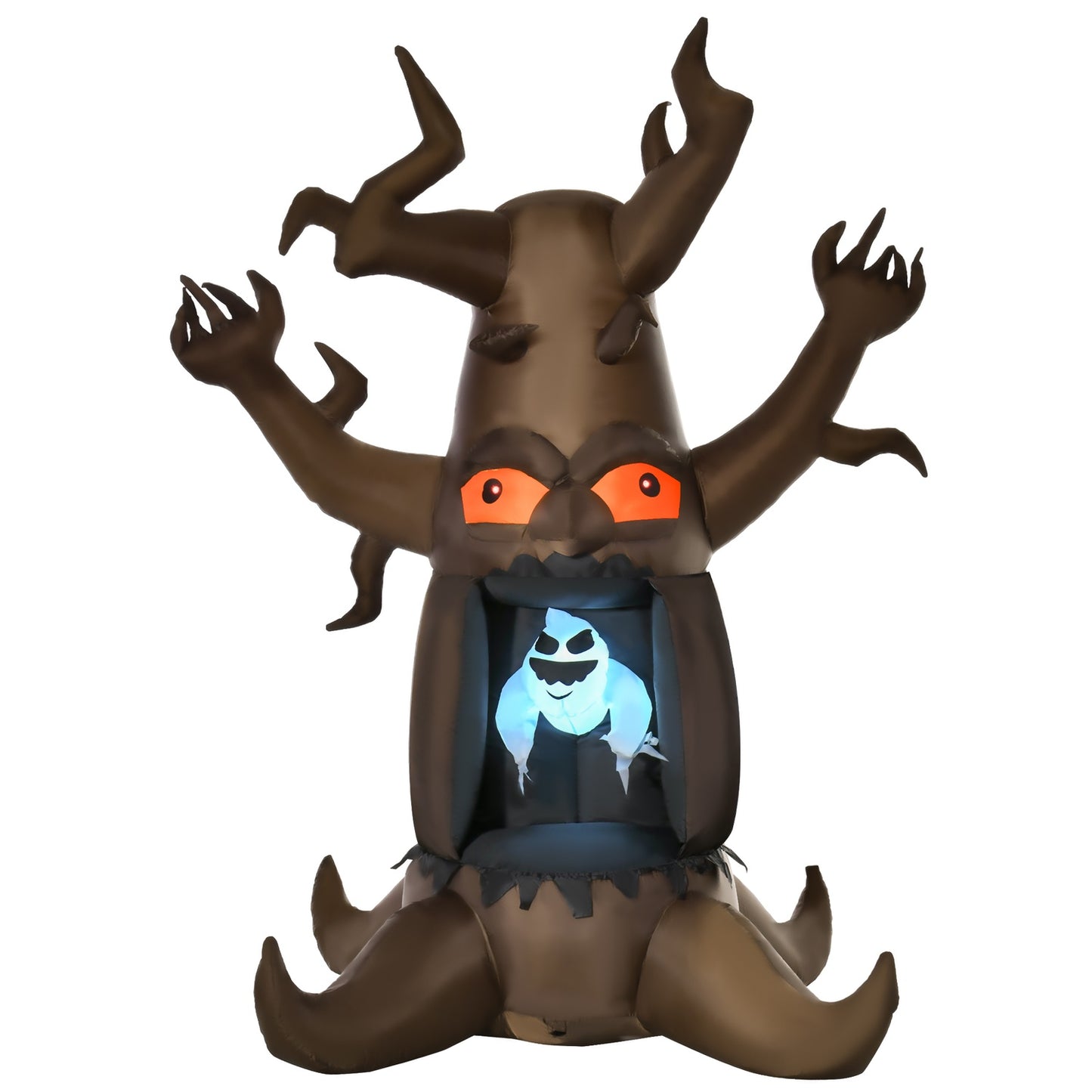 Inflatable Halloween ghost tree with lights, 180x140x240 cm