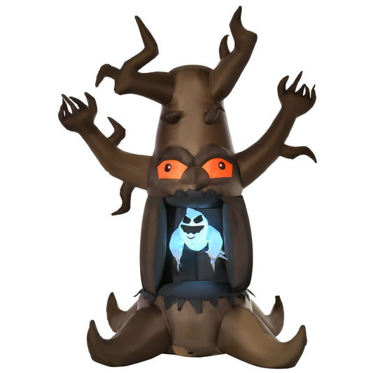 Inflatable Halloween ghost tree with lights, 180x140x240 cm