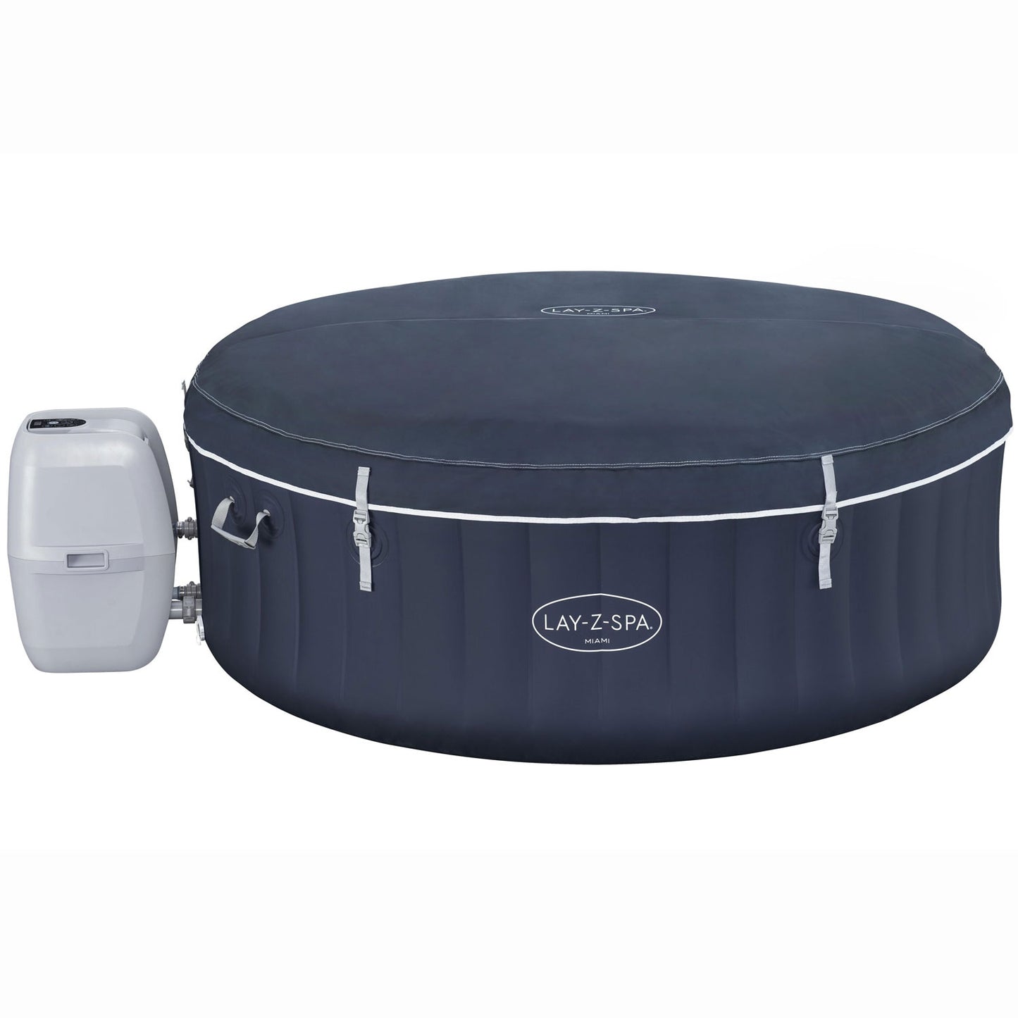 Inflatable Hot Tub, 4-Person, Energy Efficient, 120 Jets