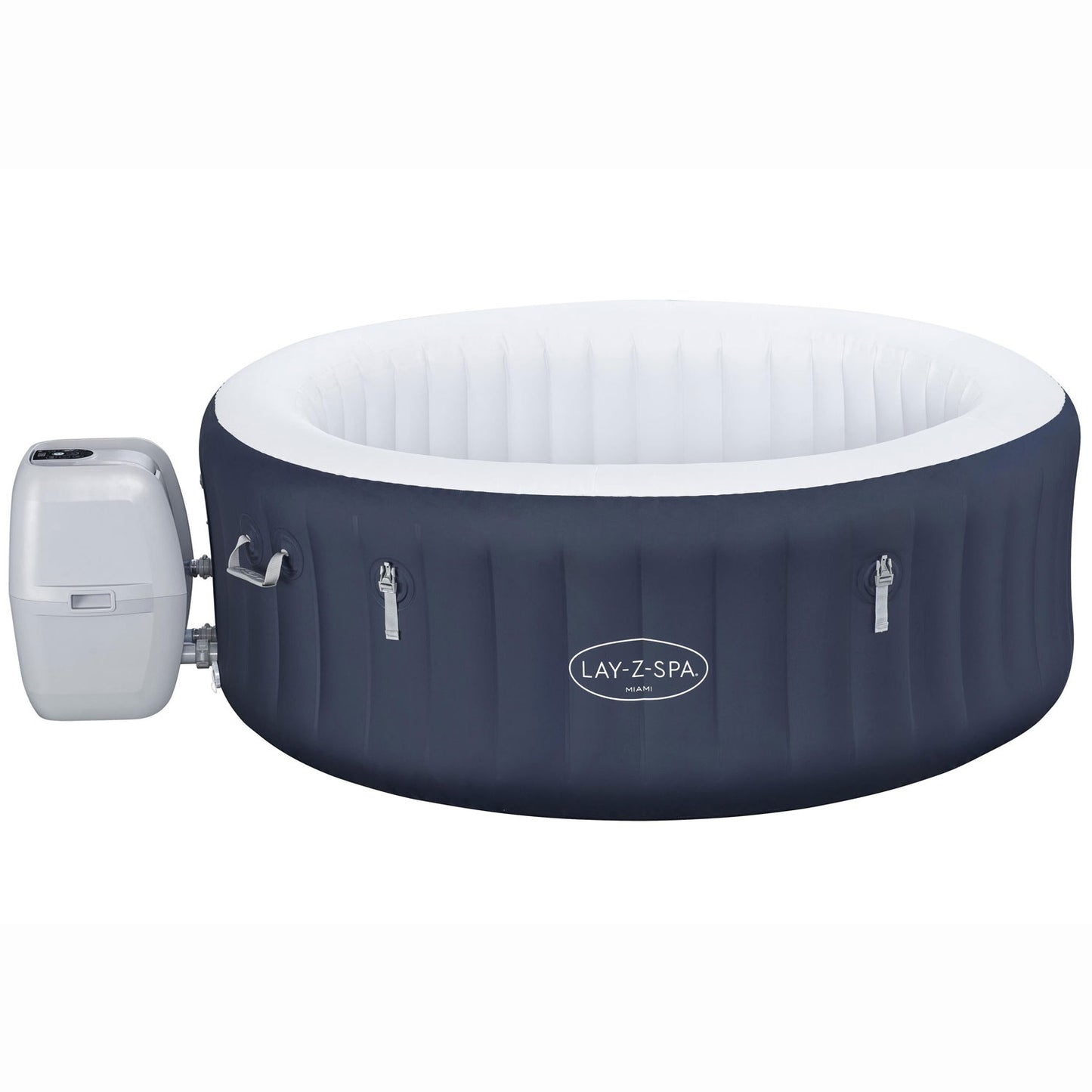 Inflatable Hot Tub, 4-Person, Energy Efficient, 120 Jets