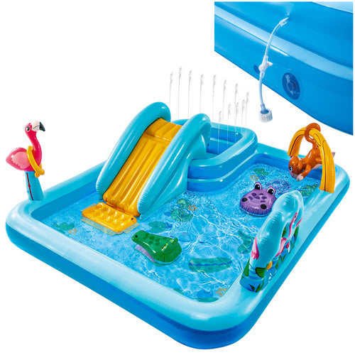 Inflatable Pool, 10ft x 30in, Easy Setup