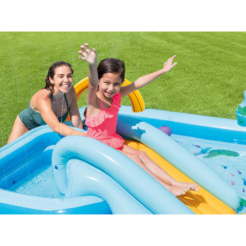 Inflatable Pool, 10ft x 30in, Easy Setup