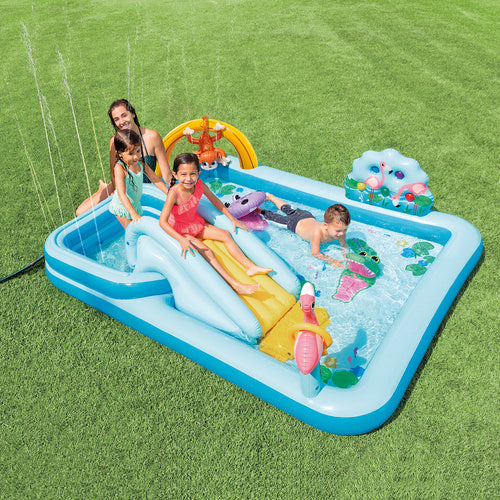Inflatable Pool, 10ft x 30in, Easy Setup