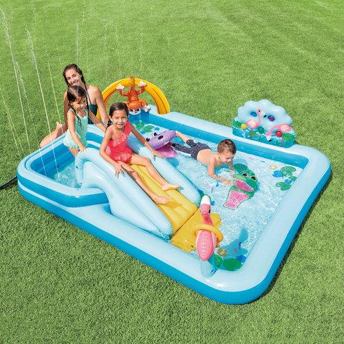 Inflatable Pool, 10ft x 30in, Easy Setup