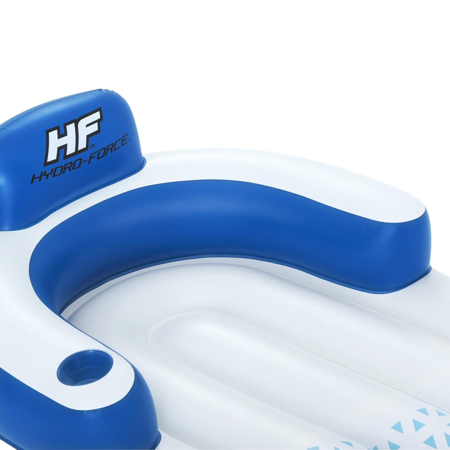 Inflatable Pool Lounge with Cup Holder, 1.91m x 1.07m