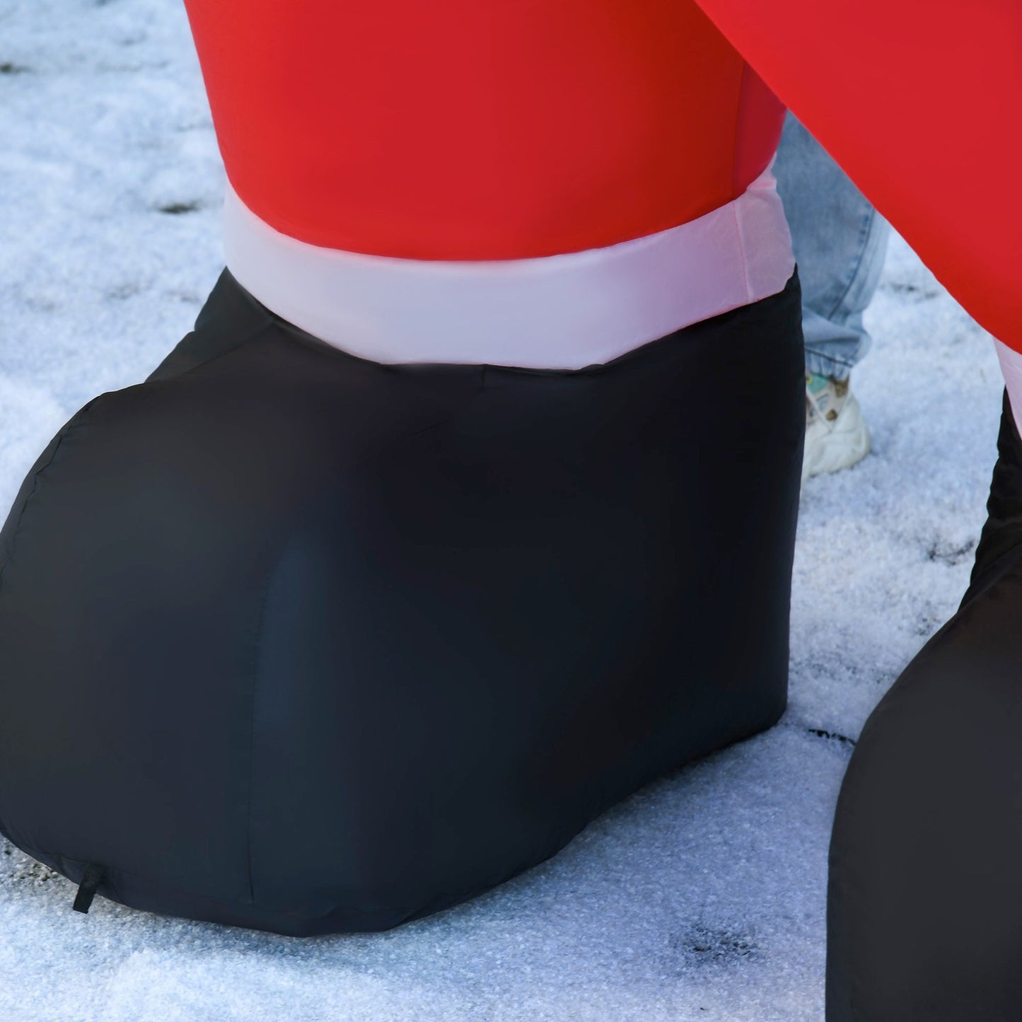 Inflatable Santa With Candy Cane LED, 250cm