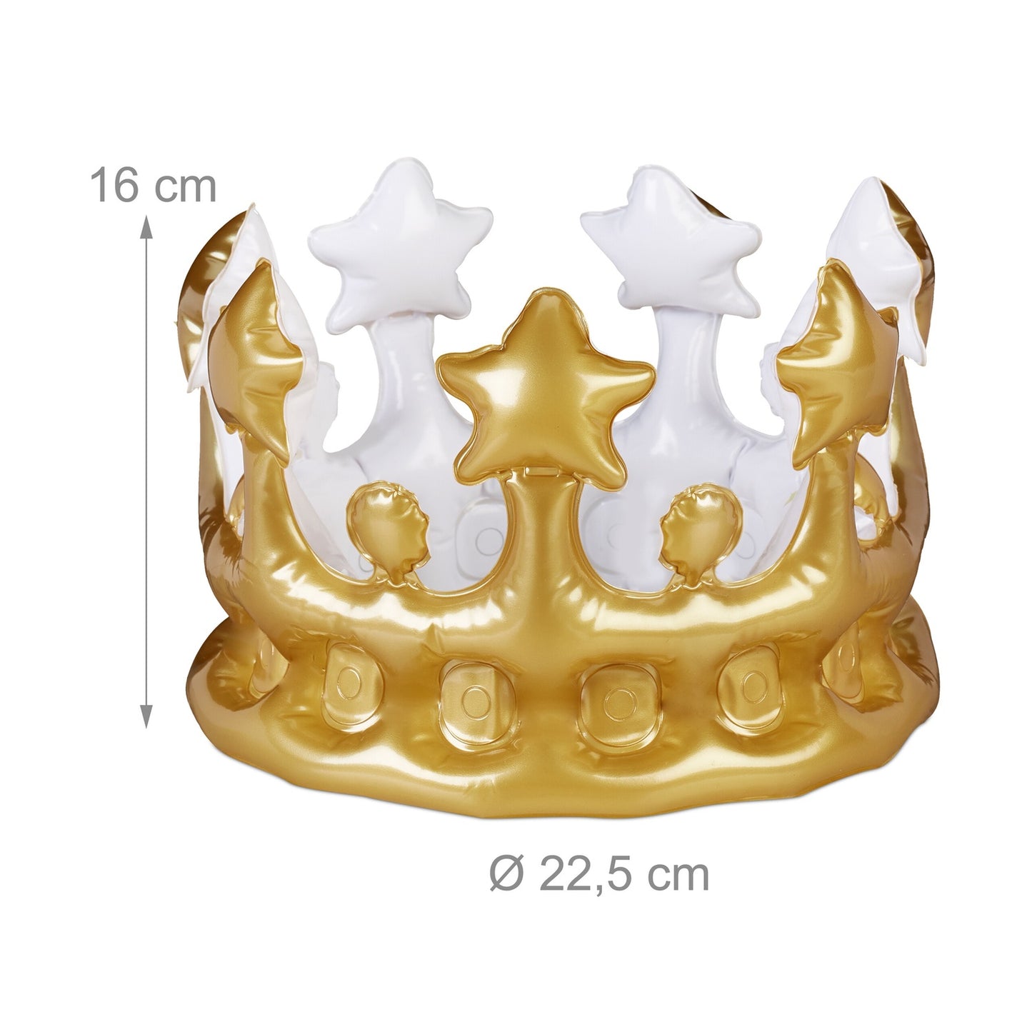Inflatable crown 5-pack