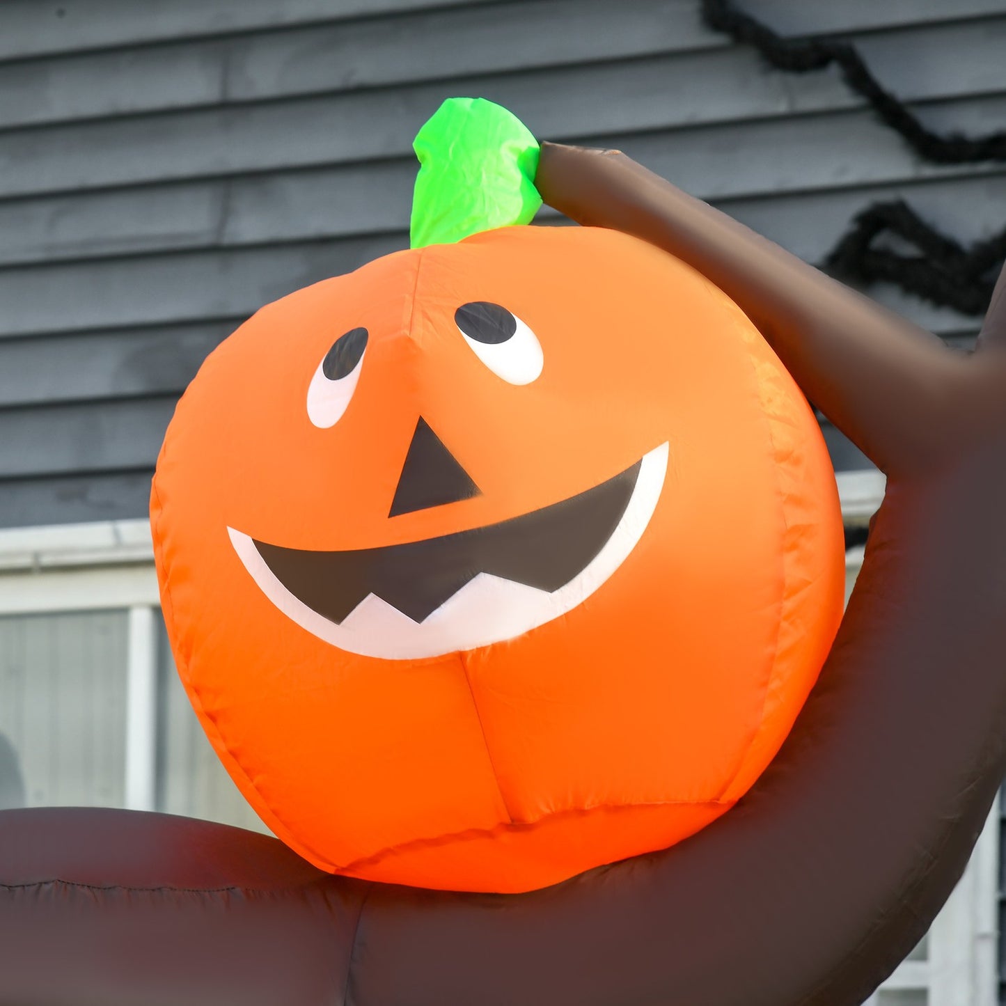 Inflatable Halloween tree with pumpkin & LED lights, 180cm
