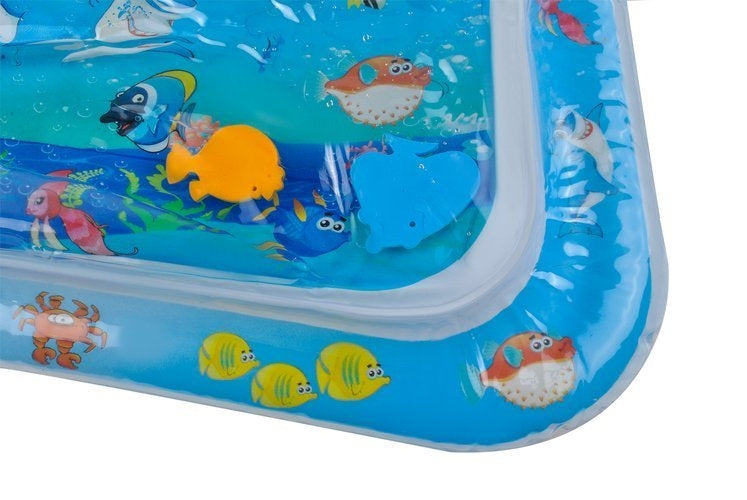 Inflatable play mat for children