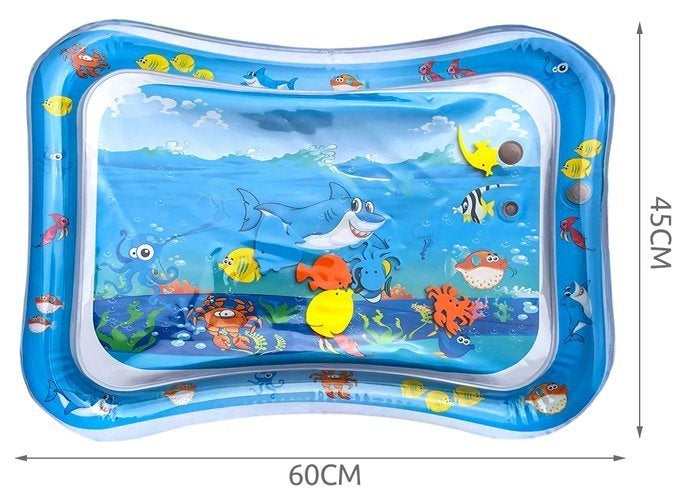 Inflatable play mat for children