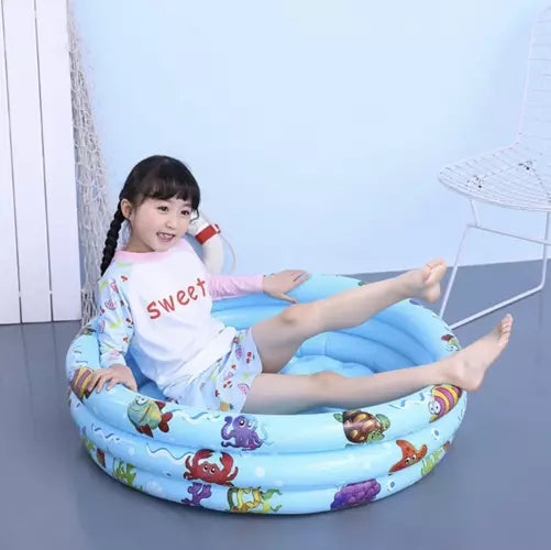 Inflatable pool for children - paddling pool Kruzzel 20932