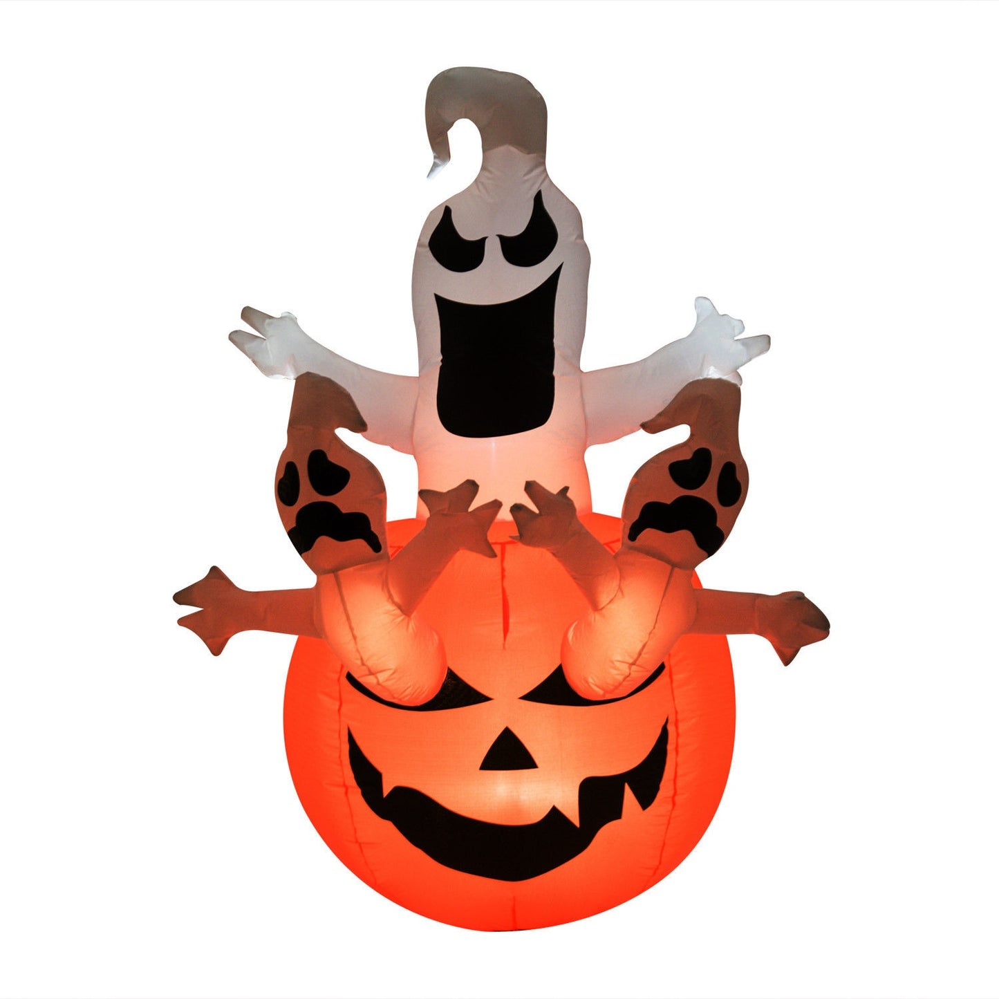 Inflatable Halloween Ghost Decoration with LED, 120x180 cm