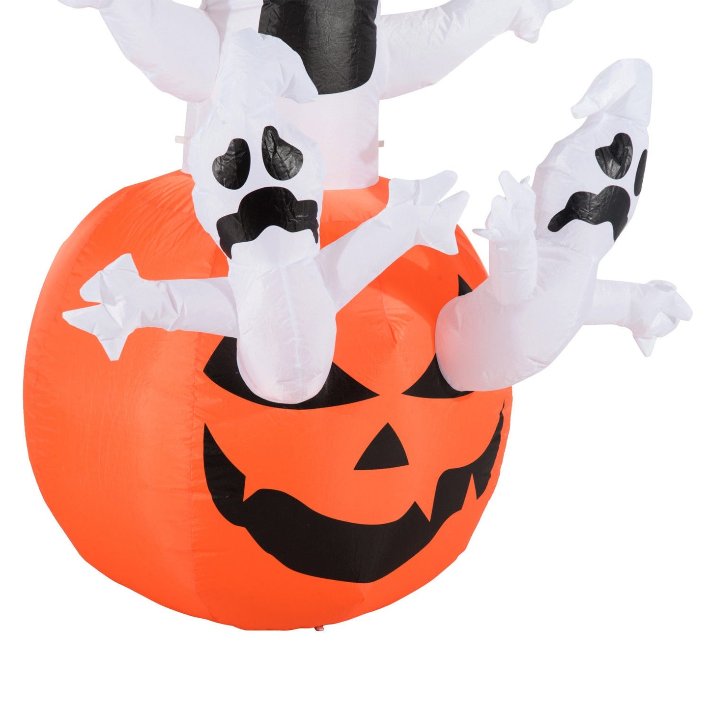 Inflatable Halloween Ghost Decoration with LED, 120x180 cm