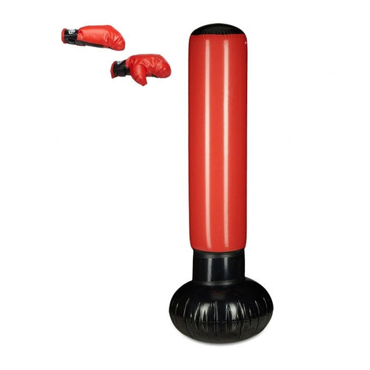 Inflatable punching bag