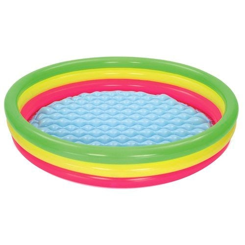 Inflatable rainbow pool 152cm Bestway 51103