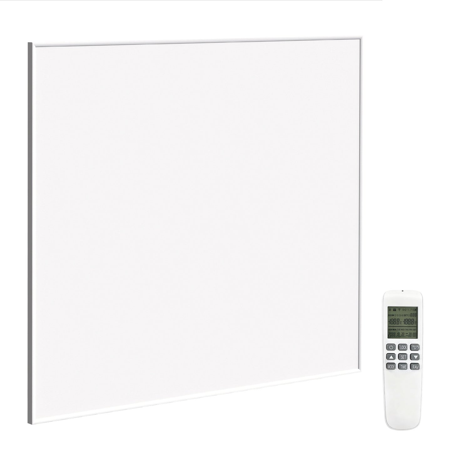Infrared Wall Heater, Energy-Saving, Thermostat, Timer
