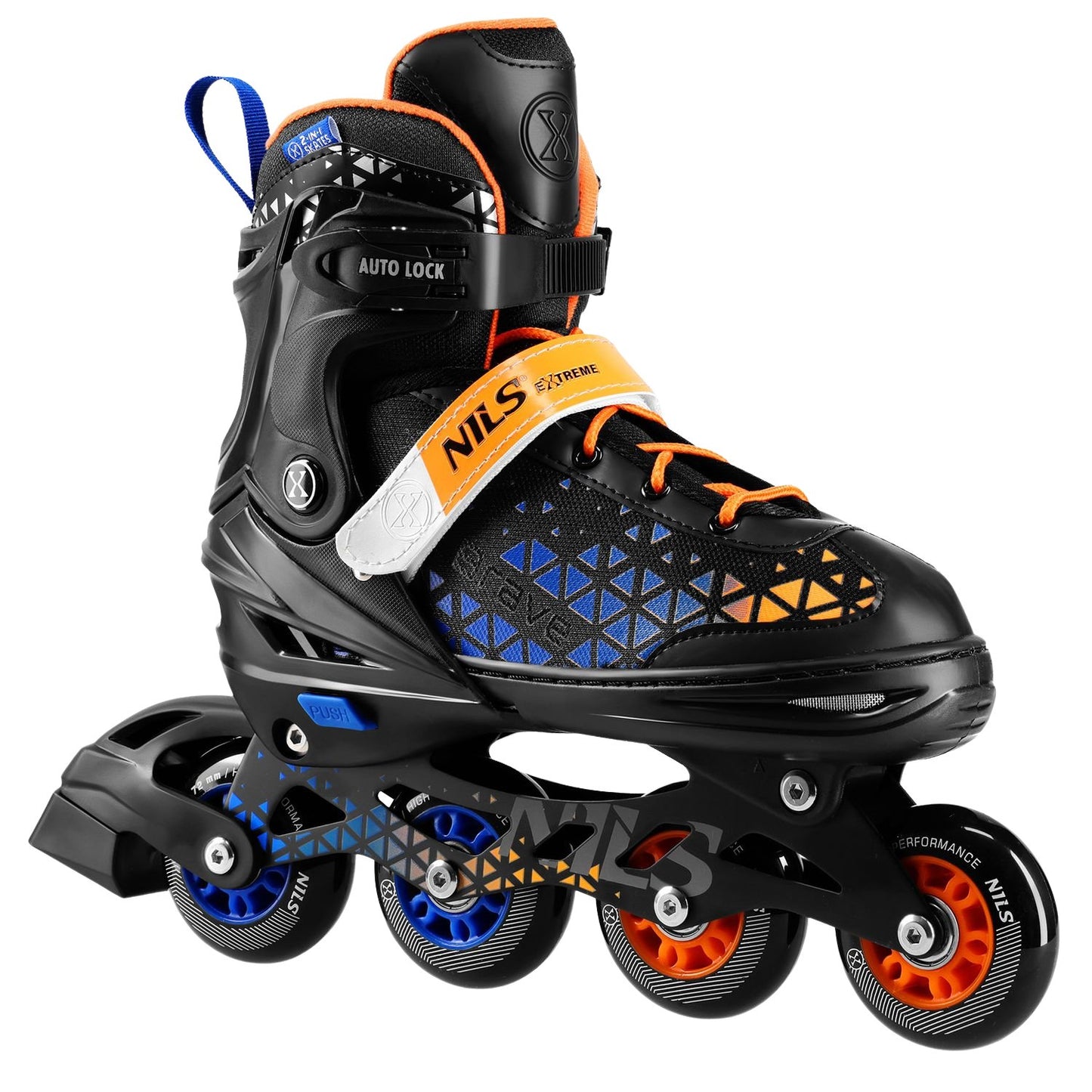 Inline & Hockey Ice Skates Set, 4-in-1, Size L (39-43)