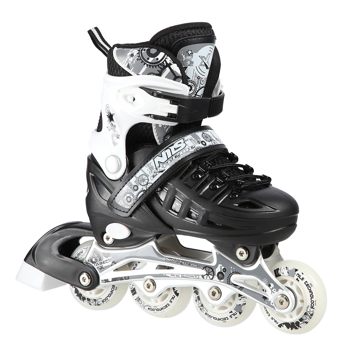 Inline & Ice Skates, 4-in-1, Black, Size L (39-42)