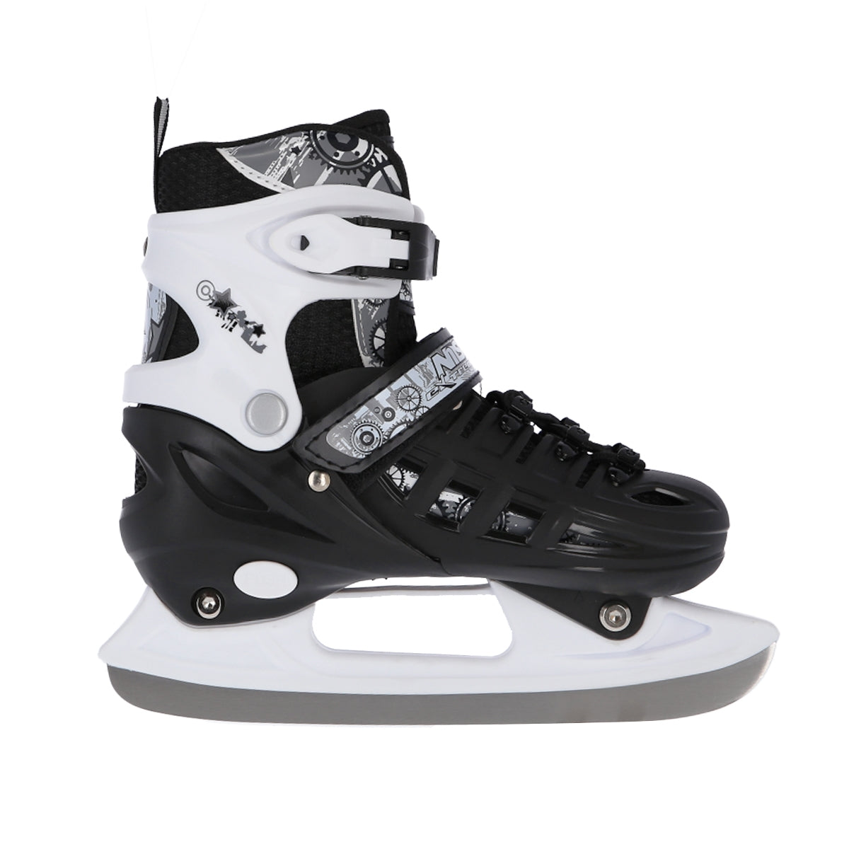 Inline/Ice Skates, 4-in-1, Black, Size M (35-38)