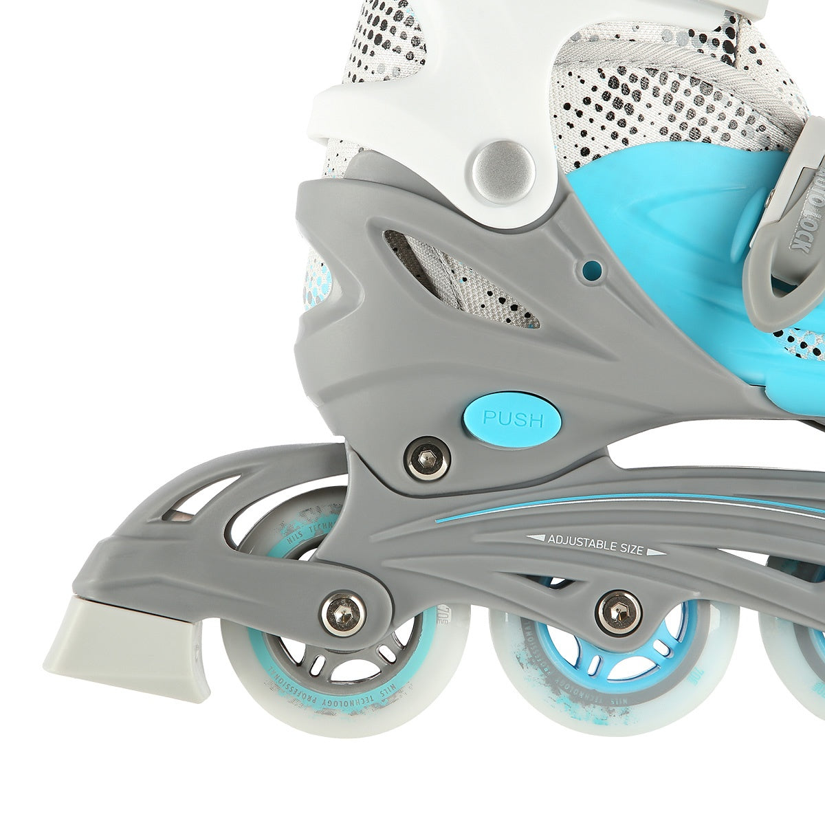 Inline/Ice Skates 4-in-1, Blue, Size S (31-34)