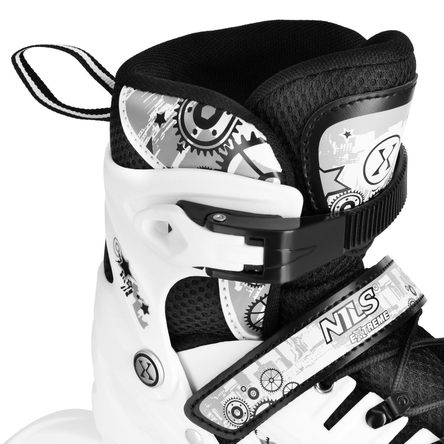 Inline/Ice Skates, 4-in-1, White LED, Size S (31-34)
