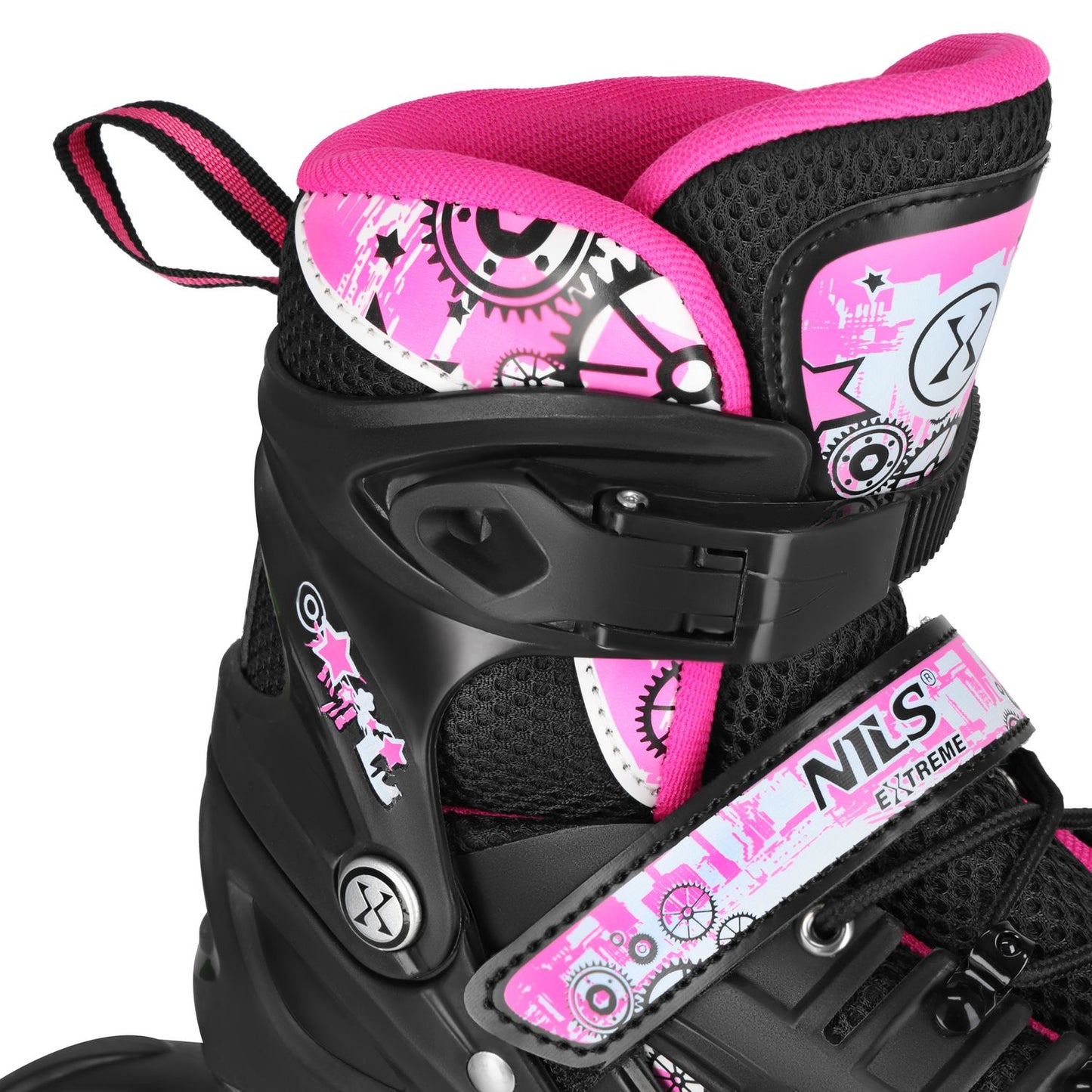 Inline & Ice Skates, Pink LED, Size M (35-38)